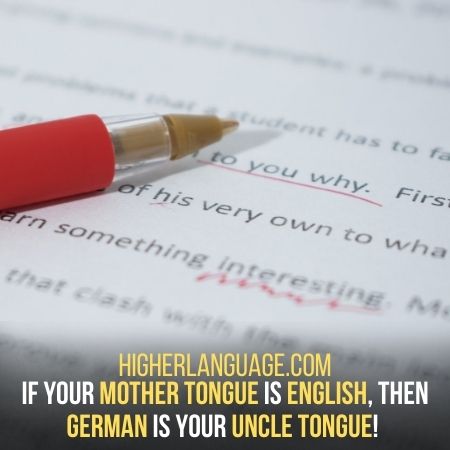 English - Languages Similar To German