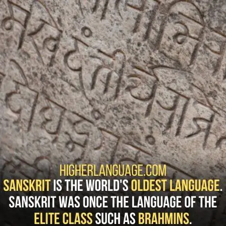 Sanskrit - Third On The List Of Dead Languages