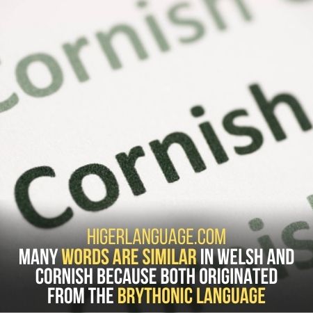 Cornish - Languages Similar To Welsh