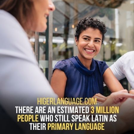 3 Million People Speak Latin