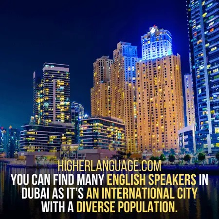 Can I Live In Dubai If I Only Speak English Instead Of Arabic