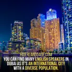 Can I Live In Dubai If I Only Speak English Instead Of Arabic