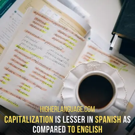 Capitalization Rule - Differences Between Spanish And English