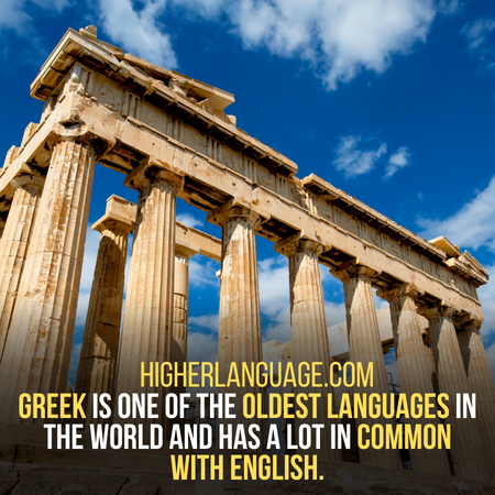 Greek Is Easy To Learn For English Speakers