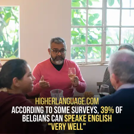 What Percentage Of People Speak English In Belgium