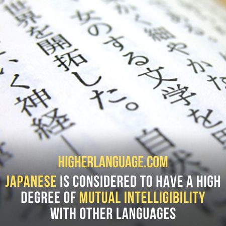 Japanese is considered to have a high degree of mutual intelligibility With other languages - Easiest Languages To Learn For Japanese Speakers