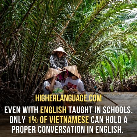  Even with English taught in schools. Only 1% of Vietnamese can hold a proper conversation in English - Do People Speak English In Vietnam?