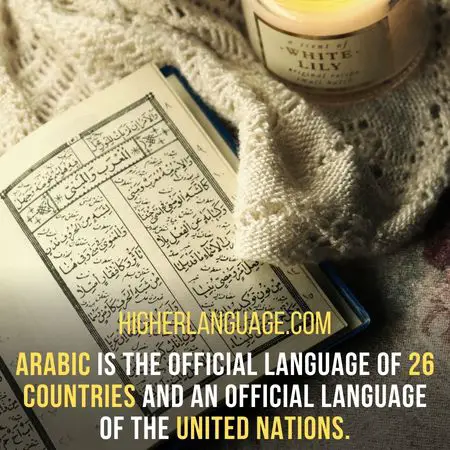 Arabic is the official language of 26 countries and an official language of the United Nations. - Languages Similar To Aramaic