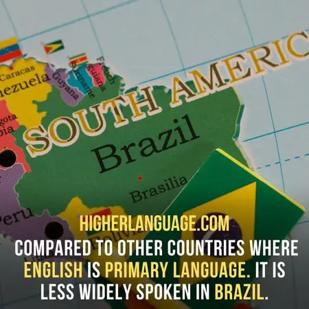  Compared to other countries where English is primary language. It is less widely spoken in Brazil. - Do People Speak English In Brazil?