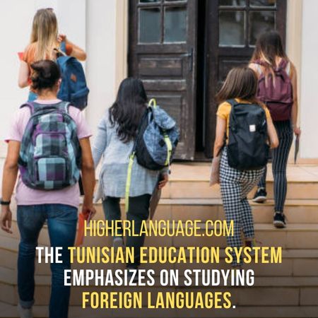 The Tunisian education system emphasizes on studying foreign languages. - Do People Speak English In Tunisia?