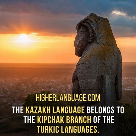 The Kazakh language belongs to the Kipchak branch of the Turkic languages. - Languages Similar To Kazakh