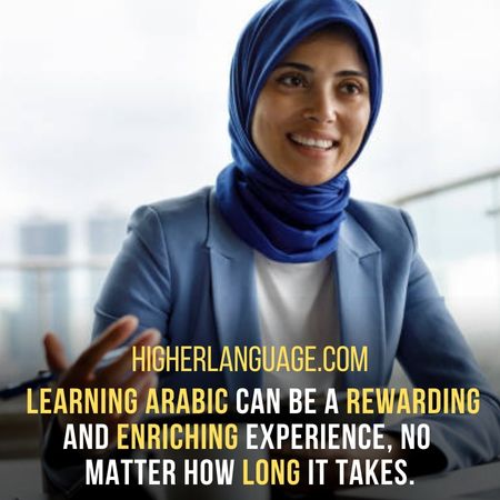 Learning Arabic can be a rewarding and an enriching experience, no  matter how long it takes. - How Long Does It Take To Learn Arabic?