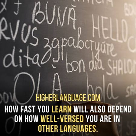 how fast you learn will also depend on how well-versed you are in  other languages. - How Long Does It Take To Learn Brazilian?