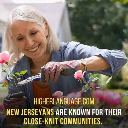 New Jerseyans are known for their close-knit communities.  - New Jersey Slang Words And Phrases.