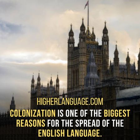 Colonization is one of the biggest reasons for the spread of the English language. - Facts About The English Language.