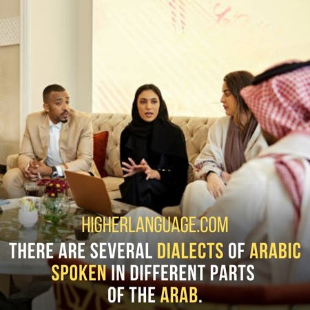 There are several dialects of Arabic spoken in different parts of the Arab. - Facts About The Arabic Language.