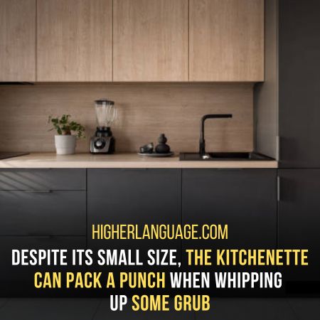  Kitchenette: A Small Kitchen