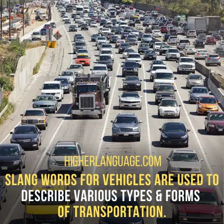 Transportation - Slang Words For Vehicle