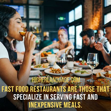 Fast Food - Slang Words For Restaurants