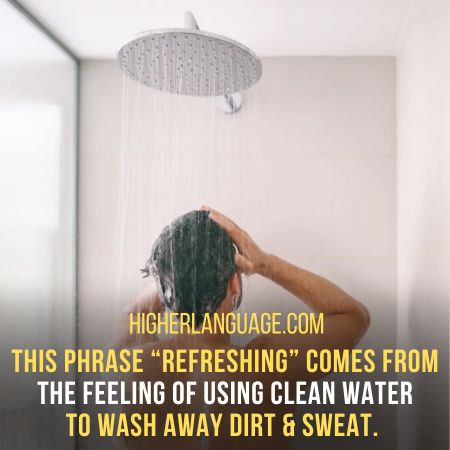 Slang Words for Taking a Shower