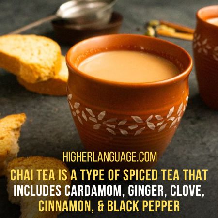 Chai Tea - Slang Words for Tea