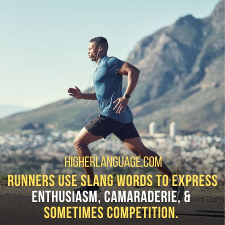 slang words for a run 