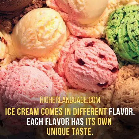 Flavors - Slang Words For Ice Cream