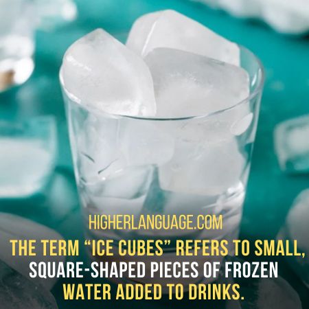 Ice - Slang Words For Ice