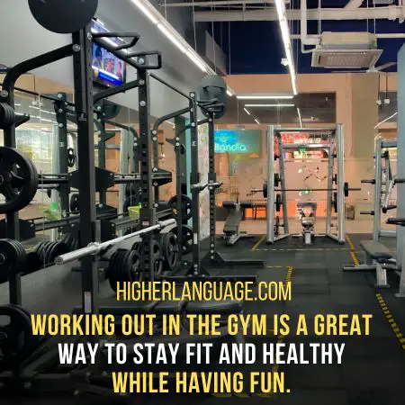 Gym - Slang Words For The Gym