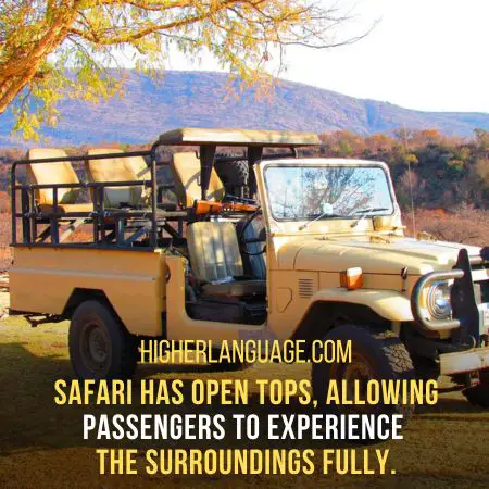Safari - Slang Words For Jeep